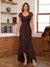 A-Line/Princess Sweetheart Short Sleeves Ankle-Length Mother of the Bride Dresses with Ruffles & Lace