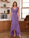 A-Line/Princess Sweetheart Short Sleeves Ankle-Length Mother of the Bride Dresses with Ruffles & Lace