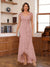 A-Line/Princess Sweetheart Short Sleeves Ankle-Length Mother of the Bride Dresses with Ruffles & Lace