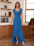 A-Line/Princess Sweetheart Short Sleeves Ankle-Length Mother of the Bride Dresses with Ruffles & Lace