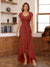 A-Line/Princess Sweetheart Short Sleeves Ankle-Length Mother of the Bride Dresses with Ruffles & Lace