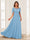 A-Line/Princess Illusion Scoop Appliques Ruched Mother of the Bride Dresses with Cape