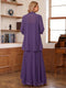 A-Line/Princess Sleeveless Mother of the Bride Dresses with Ruffles & Split Side