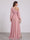 A-Line/Princess Floor-Length Long Sleeves Bridesmaid Dresses With Split Side & Sash