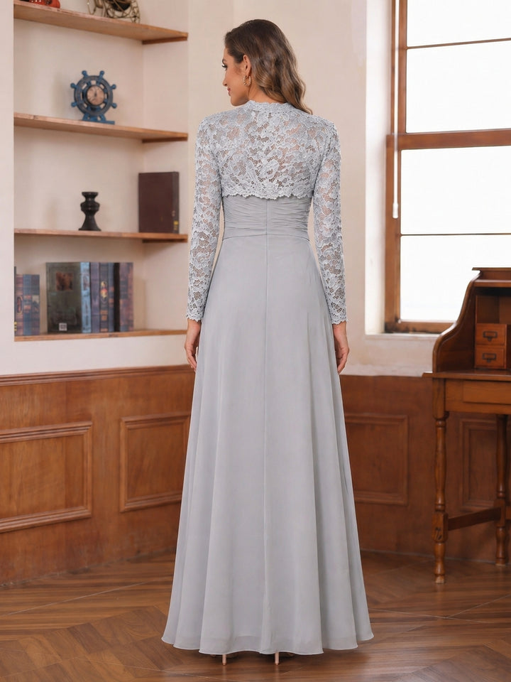 A-Line/Princess Sweetheart Sleeveless Floor-Length Mother of the Bride Dresses with Appliques &amp; Jacket