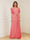 A-Line/Princess V-Neck Short Sleeves Appliques Ruched Mother of the Bride Dresses