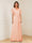 A-Line/Princess V-Neck Short Sleeves Appliques Ruched Mother of the Bride Dresses