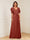 A-Line/Princess V-Neck Short Sleeves Appliques Ruched Mother of the Bride Dresses