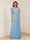A-Line/Princess V-Neck Short Sleeves Appliques Ruched Mother of the Bride Dresses