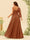 A-Line/Princess One-Shoulder Long Bridesmaid Dresses with Split Side