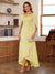 A-Line/Princess Scoop Asymmetrical  Mother of the Bride Dresses with Cape & Appliques