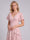 A-Line/Princess V-Neck Short Sleeves Floor-Length Long Bridesmaid Dresses with Ruffles