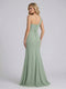 A-Line/Princess One-Shoulder Sleeveless Floor-Length Bridesmaid Dresses with Split Side & Ruched