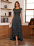 A-Line/Princess Scoop Short Sleeves Ankle-Length Mother of the Bride Dresses with Lace & Applique