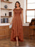 A-Line/Princess Scoop Short Sleeves Ankle-Length Mother of the Bride Dresses with Lace & Applique