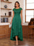 A-Line/Princess Scoop Short Sleeves Ankle-Length Mother of the Bride Dresses with Lace & Applique