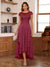 A-Line/Princess Scoop Short Sleeves Ankle-Length Mother of the Bride Dresses with Lace & Applique