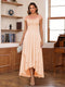 A-Line/Princess Scoop Short Sleeves Ankle-Length Mother of the Bride Dresses with Lace & Applique
