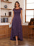 A-Line/Princess Scoop Short Sleeves Ankle-Length Mother of the Bride Dresses with Lace & Applique