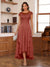 A-Line/Princess Scoop Short Sleeves Ankle-Length Mother of the Bride Dresses with Lace & Applique
