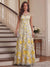 A-Line/Princess Scoop Short Sleeves Chiffon Floral Mother of the Bride Dresses with Appliques