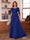 A-Line/Princess Illusion Scoop Chiffon Mother of the Bride Dresses with Appliques & Cape