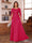 A-Line/Princess Illusion Scoop Chiffon Mother of the Bride Dresses with Appliques & Cape