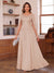 A-Line/Princess Illusion Scoop Chiffon Mother of the Bride Dresses with Appliques & Cape
