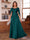 A-Line/Princess Illusion Scoop Chiffon Mother of the Bride Dresses with Appliques & Cape