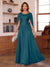 A-Line/Princess Illusion Scoop Chiffon Mother of the Bride Dresses with Appliques & Cape