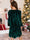 A-Line/Princess V-Neck Long Sleeves Mini Christmas Dresses With Ruffles