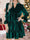 A-Line/Princess V-Neck Long Sleeves Mini Christmas Dresses With Ruffles