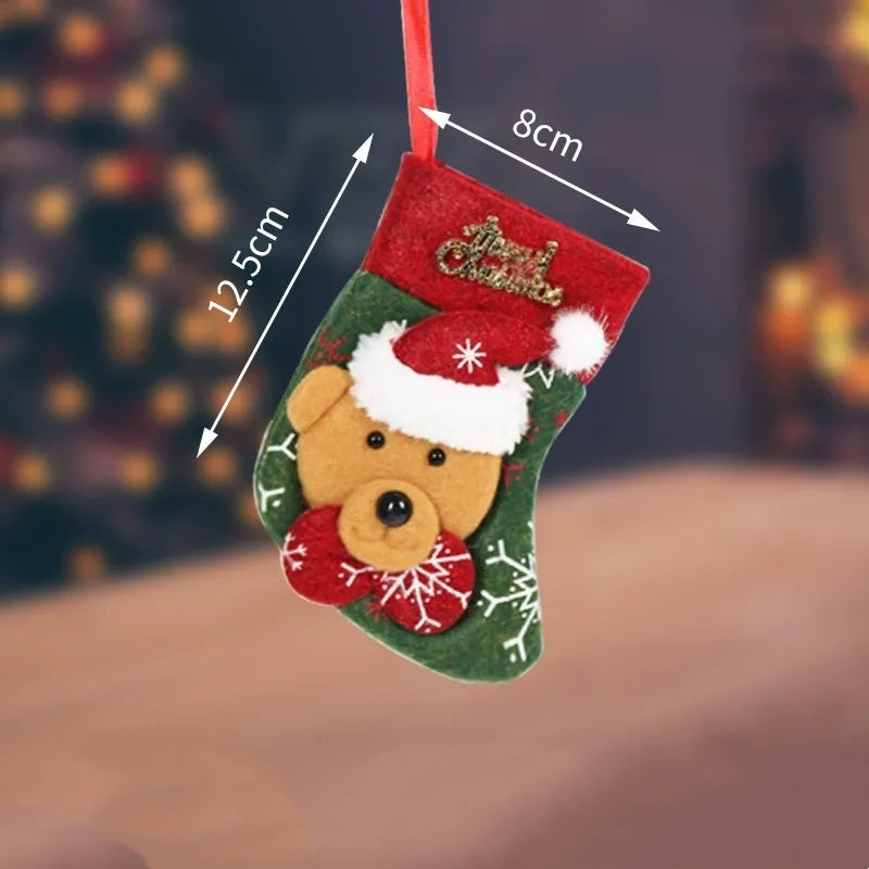Classic Personalised 3D Decorate Mini Christmas Stocking