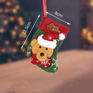 Classic Personalised 3D Decorate Mini Christmas Stocking