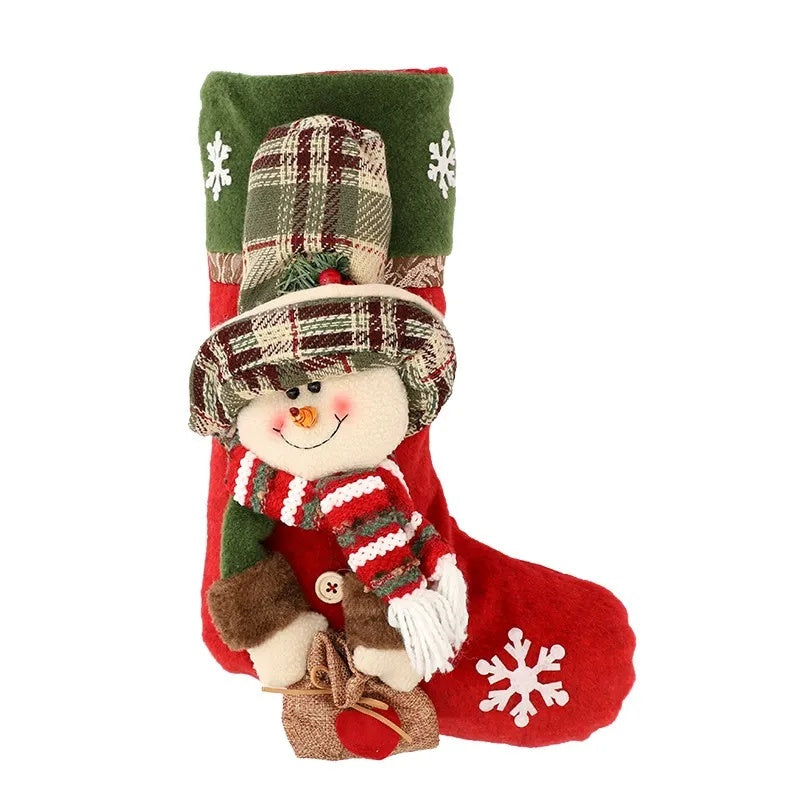 Festive 3D Decorate Classic Personalised Big Xmas Christmas Stocking