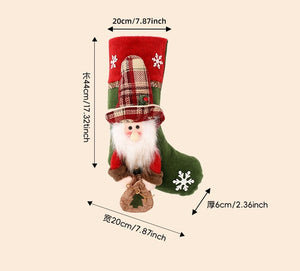 Festive 3D Decorate Classic Personalised Big Xmas Christmas Stocking