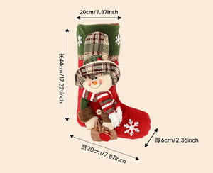 Festive 3D Decorate Classic Personalised Big Xmas Christmas Stocking