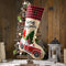 Festive Classic Personalised Printed Christmas Stocking