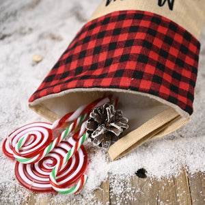 Festive Classic Personalised Printed Christmas Stocking