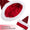 Red Sequins Long Haired Christmas Hat Headwear with White Pom-poms