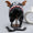 Heavyweight Snowflake Jacquard Knit Christmas Hat with 3D Antlers