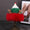 Heavyweight Solid Color Knit Christmas Hat with 3D Antlers