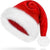 Thickened Red Christmas Hat Headwear with White Pom-poms