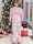 Red & Green Color-Block Family Christmas Pajamas Set with Holiday Print