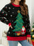 Knitted Pullover Crewneck Rib Knit Christmas Sweater