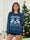 Knitted Pullover Crewneck Rib Knit Reindeer Jacquard Christmas Sweater