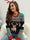 Knitted Pullover Crewneck Rib Knit Reindeer Jacquard Christmas Sweater
