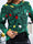 Crewneck Pullover Rib Knit Snowflake Jacquard Christmas Sweater