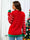 Knit Cartoon Jacquard Crewneck Pullover Rib Christmas Sweater