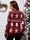Thickened knit Cartoon Jacquard Crewneck Pullover Rib Christmas Sweater